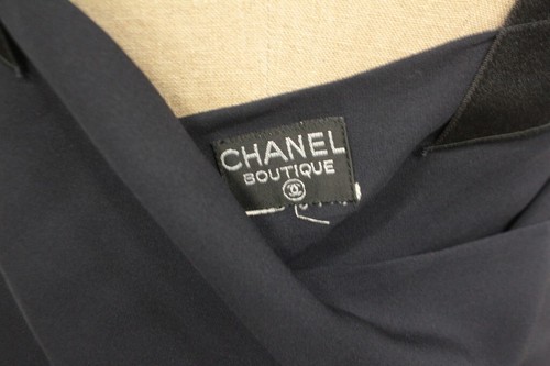 CHANEL Haut à mode nouer sans manches Soie Femme (65510)