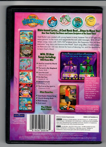 Dance Praise Expansion Pack Volume 4, Colorful Bibletoons, Win/Mac - Picture 2 of 3
