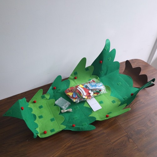 Talent Stern Montessori Filz Weihnachtsbaum 3D DIY Weihnachtsbaum Set Spielzeug mit Licht