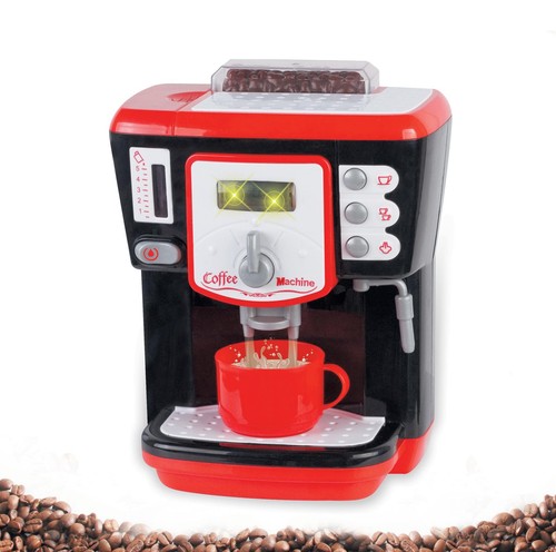 Pretend Play Interactive Imagination Light and Sound Coffee Maker Playset Toy - Picture 8 of 8