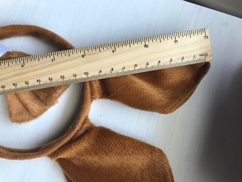 Lady Kid Child Kangaroo Wallaby Costume Ear tail Party Hair head band Prop set - Picture 8 of 12