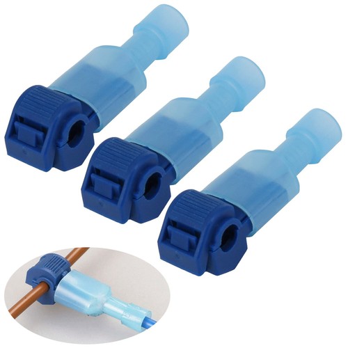 DE 50pcs/set Elektrisches Kabel Verbinder Schnellverbinder Schloss Kabelschuhe - Photo 7/14