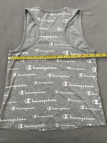 Champion Girls Tank Top Gray & White Size M (Pre-Owned) - Picture 11 of 11
