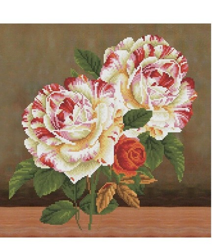 Diamond Dotz Camelia & Rose Bouquet Diamond Dotz Decorative Pillow Kit - Bild 1 von 8