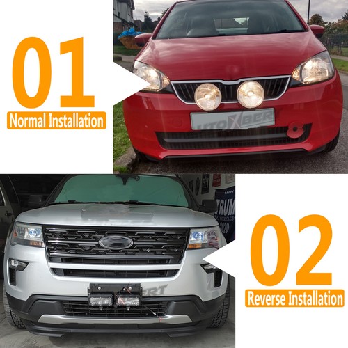 Car License Plate Bracket Light Bar Work LED Lights Front Bumper Holder Mount - Picture 6 of 8