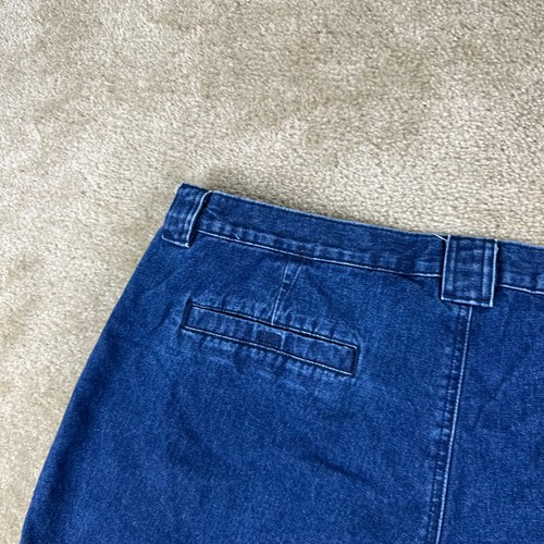 Savane Mens Cargo Shorts 42 Denim Tech pocket Elastic Waist Hiking 8" - Picture 7 of 11
