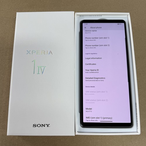Sony Xperia 1 IV XQ-CT54 (256 GB) / XQ-CT72 (256/512GB) Odblokowany Nieotwarty Wszystkie kolory - Zdjęcie 4 z 19