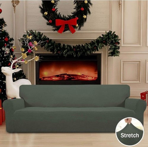 Funda protectora de sofá elástica fácil de llevar 1 pieza para sofá S - Imagen 2 de 5