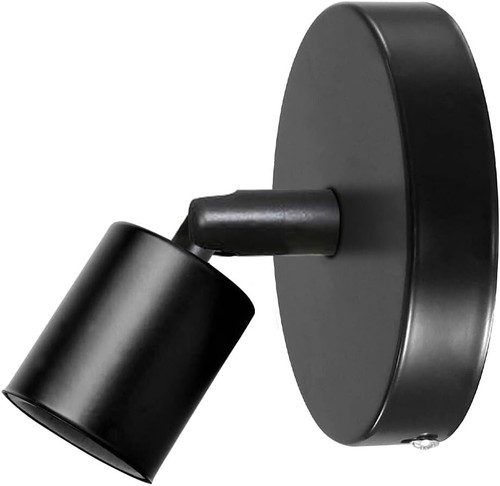 Industrial Wall Light Indoor Black Wall Lamps Vintage E27 Metal Sconces Room - Picture 28 of 52