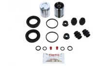 for VW BORA REAR Brake Caliper Seal Rebuild Repair Kit & LOADED 41mm Piston