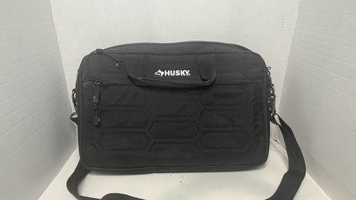 Husky 16 In Construction Laptop Briefcase - Water Resistant - 3 Storage Pockets