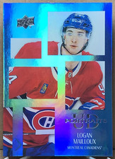Logan Mailloux 2024-25 UD Series Two #P-45 UD Portraits Rookie