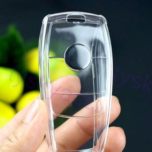 2Pcs Transparent Key Fob Case Cover For Benz GLA GLC GLE CLA EQC A B C E S Class - Picture 7 of 10