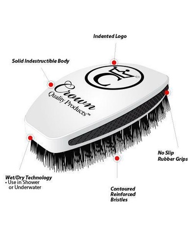 Challenger Yellow - Hard - Caesar 2.0 360 Sport Wave Brush (CQP) - Picture 7 of 7