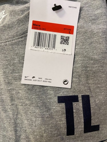 Nike AFC Richmond Soccer Ted Lasso Shirt Grey Mens L FB9976-063 NEW - Picture 6 of 6