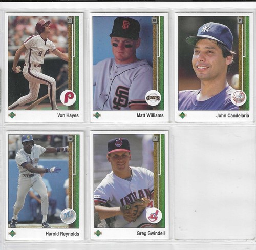1989 Upper Deck Baseball Cards #1 - #250 U-Pick to complete your set - Picture 496 of 497