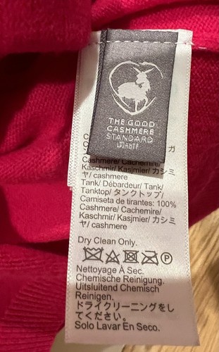 NWT J.CREW 2-pc Cashmere Crop Shrunken Sweater Tank Set ~ Sz XS ~ Neon Berry Red - Picture 3 of 8