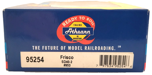 ATHEARN 95254 HO RTR SD40-2 WITH LOW NOSE DCC READY FRISCO #953 NEU GETESTET - Bild 11 von 15