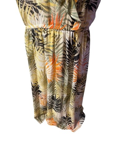 Lane Bryant Ruffled Chiffon Maxi Dress, Size 20, NWT - Picture 4 of 8