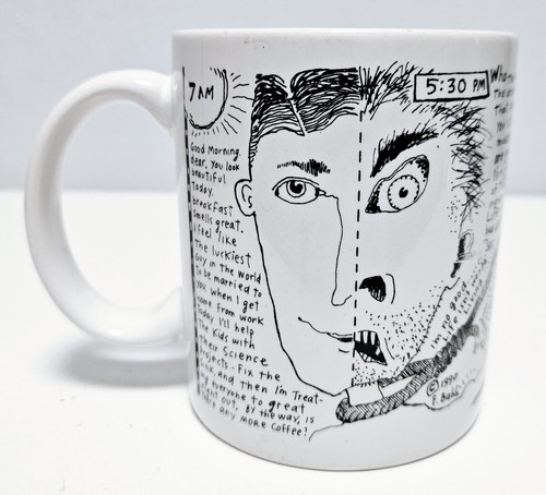 Fred Babb 1990 'Caffeine Has Absolutely No Effect On Me" Coffee/Tea Mug