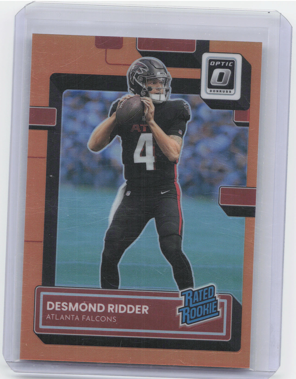 2022 Donruss Optic #202 Desmond Ridder Orange #/199