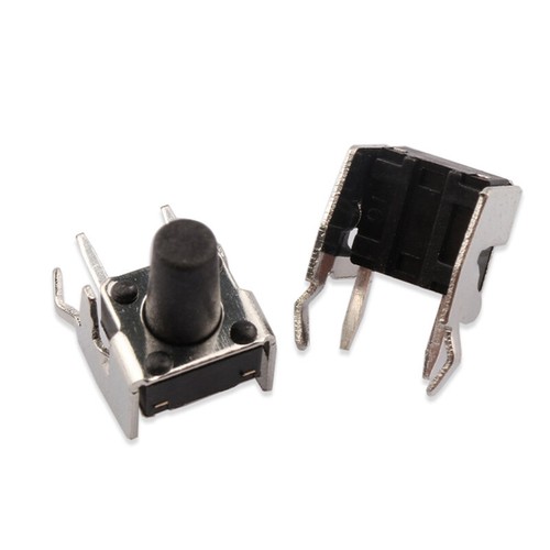 6x6mm Push Click Tactile Switch PCB Button Black Momentary Small Mini Micro - Picture 6 of 6