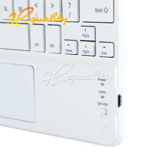 Wireless BT 3.0 9" Mini Keyboard w/ Touchpad for Windows Android iOS 2019 - Picture 7 of 9