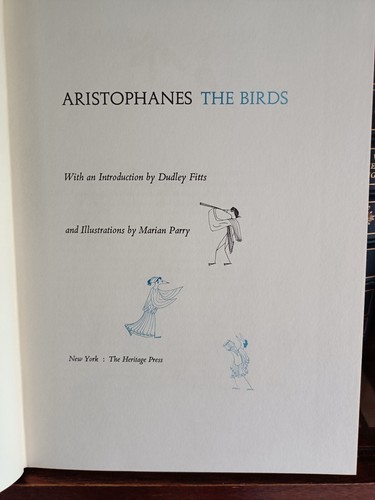 Heritage Press_The Frogs / The Birds_Aristophanes_1959_Hardcover / Slipcase_VG - Picture 9 of 11