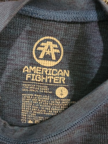 American Fighter Long Sleeve T-Shirt Black Men’s Size Large L - Picture 3 of 3
