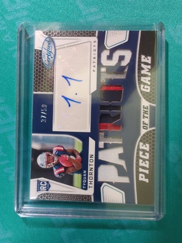 TYQUAN THORNTON 2022 Certified AUTO! 4 Color JERSEY!RC 37/50! Kansas City Chiefs