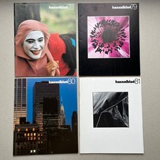 Hasselblad Forum quarterly magazine. Four issues from 78 to 81, good condition.
