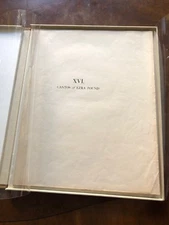 XVI CANTOS AUTHOR'S PROOF EZRA POUND UNCORRECTED PROOF w/ notation