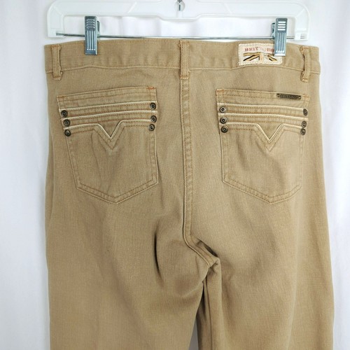 Vintage Brittania Jeans 33 Tan Wide Leg - Picture 2 of 8