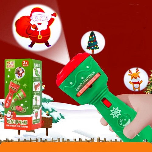 24 Patterns Christmas Projection Lights Mini Flashlight Christmas Gift Kids Toys - Picture 2 of 9