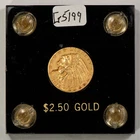 1913 G$2.50 Indian Head Gold Quarter Eagle - Capital Plastics - SKU-G5199