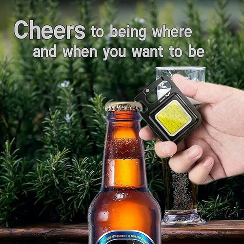 MINI TORCIA LED POTENTE MAGNETICA FARO LAVORO EMERGENZA TREKKING SOS CAMPEGGIO  - Foto 3 di 6