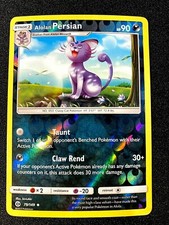 2017 ALOLAN PERSIAN 79/149 NM/MT + REVERSE HOLO SUN & MOON BOUNDARIES L1993-1995