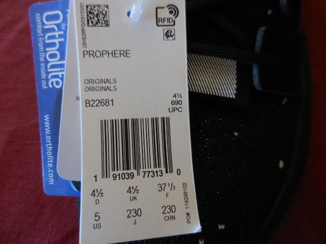 NIB w/tags ADIDAS ORIGINALS PROPHERE #B22681 BLACK 5 Msrp: Mens sz 5 1f9a20 NIB w/tags ADIDAS ORIGINALS PROPHERE #B22681 BLACK 5 Msrp: Mens sz 5 1f9a20