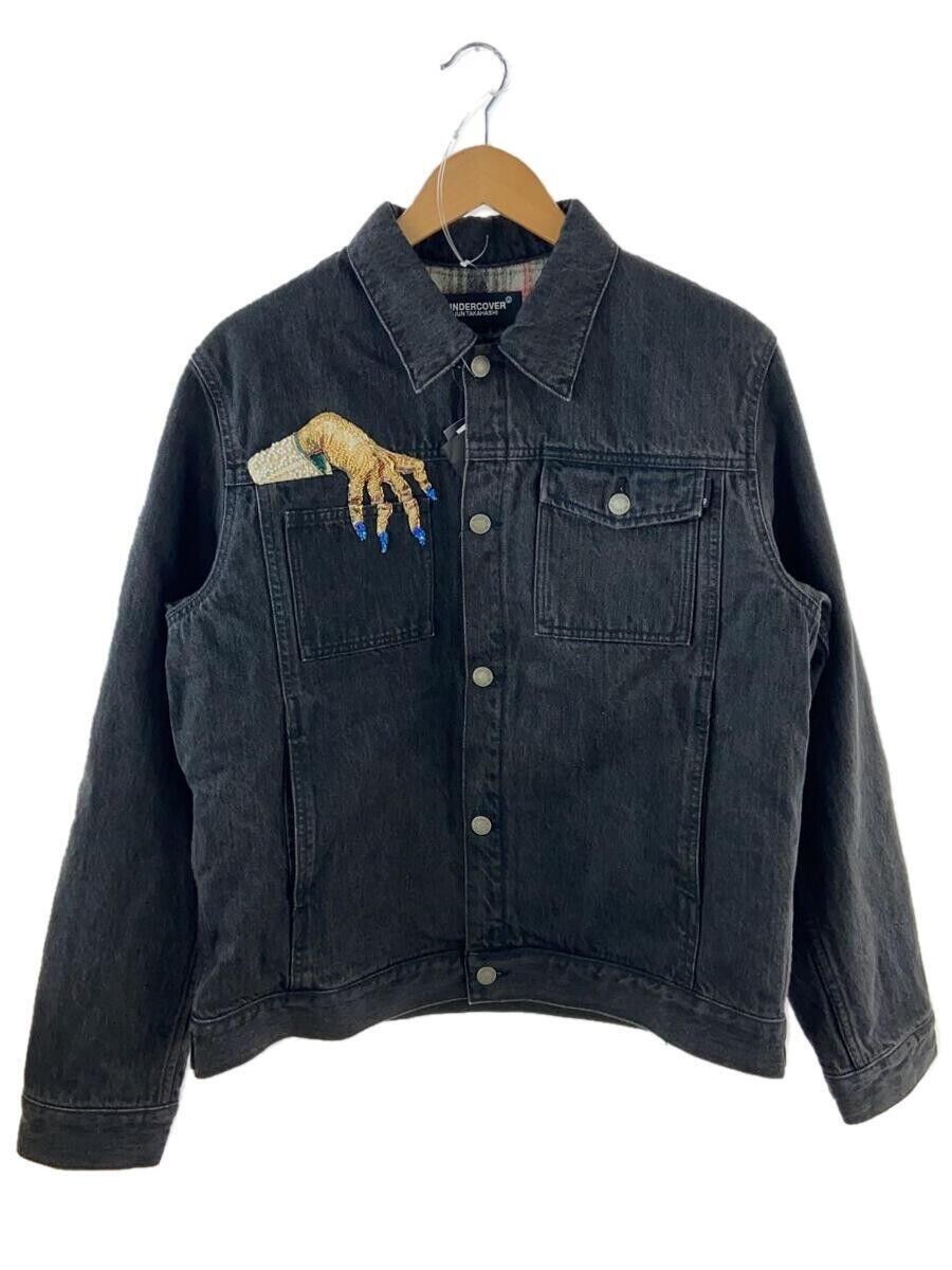 UNDERCOVER 23AW Hand-Beaded Fleece Denim G-Jean Jacket Size UNDERCOVER 23AW Hand-Beaded Fleece Denim G-Jean Jacket Size