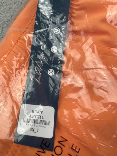 Pantalones Médicos Uniform Advantage UA para Mujer 3XL-Alto Naranja Fácil Elástico 4 Bolsillos - Imagen 3 de 6