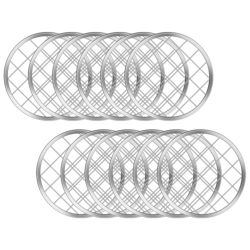 12 Pcs Mason Jar Accessories Reusable Floral Grid Flower Vase Split - Bild 6 von 16