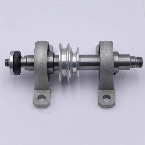 2 Bearing M14x1mm M14 Thread Spindle Shaft Pulley DIY Wood Lathe Headstock Fit - Picture 3 of 6
