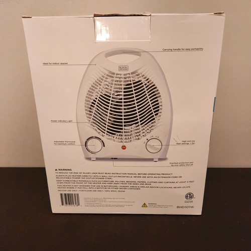 Black & Decker Personal Heater 1500 Watt - NEW - Picture 3 of 4