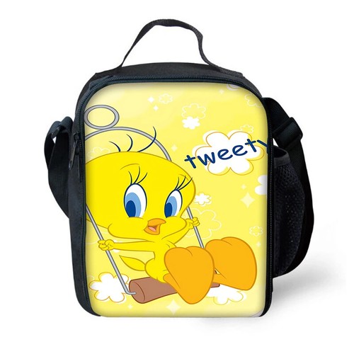 Tweety Vogel Kind Schulrucksack Brotzeittaschen Federtüten Schultüten Anime Geschenk - Bild 16 von 56