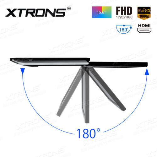 15.6" Flip Down Car Roof Monitor Auto Ceiling Overhead TFT Wide Screen LED HDMI - Picture 3 of 7