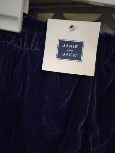 Kleinkind Größe 18-24 Monate Janie und Jack blau Samt weites Bein Hose - Bild 2 von 2