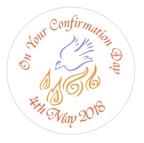 Personalised stickers and tags for Confirmation Day - Picture 12 of 17
