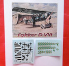 Decals-1/72: Fokker D. VIII