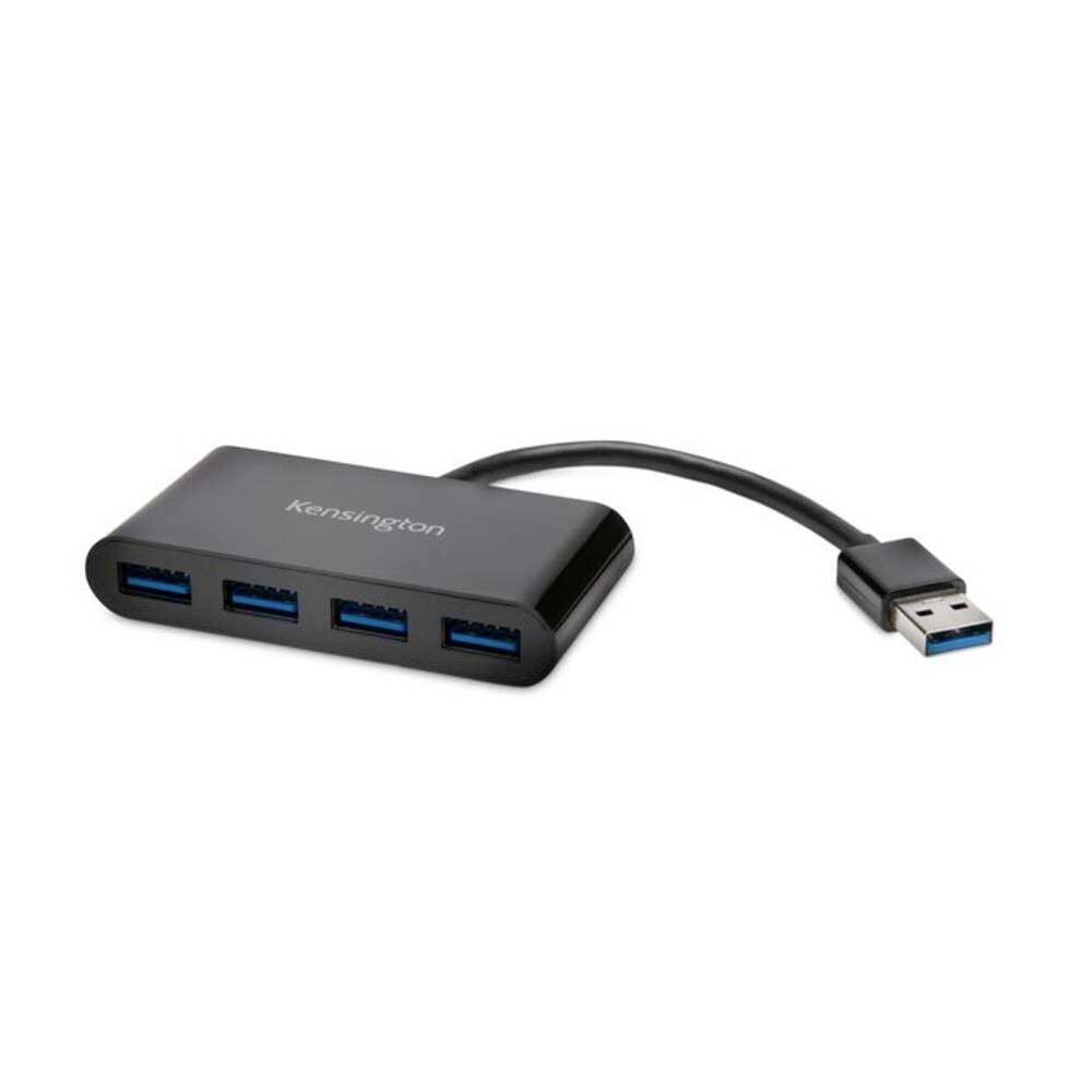 4-портовый концентратор Kensington UH4000 с 4 портами USB 3.0-Концентратор Schwarz