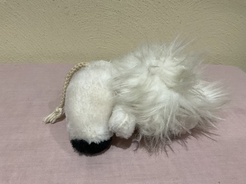 VTG. 1983 APPLAUSE PLUSH WHITE BANDY LION, VINYL FACE, KOREA - Picture 6 of 11